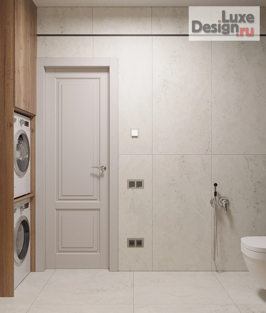 Дизайн интерьера трехкомнатной квартиры "ЖК Родники" (фото 41)