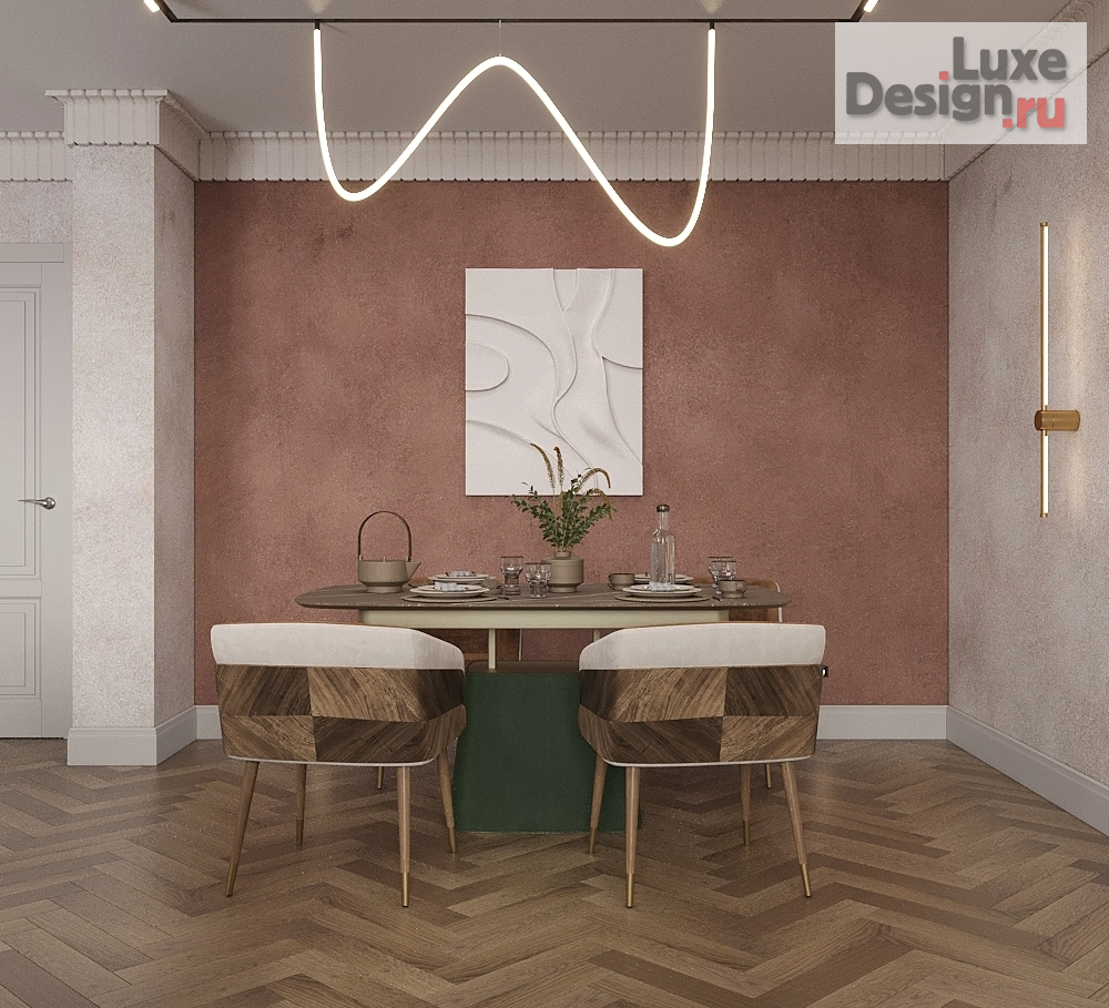 Дизайн интерьера трехкомнатной квартиры "ЖК Родники" (фото 8)