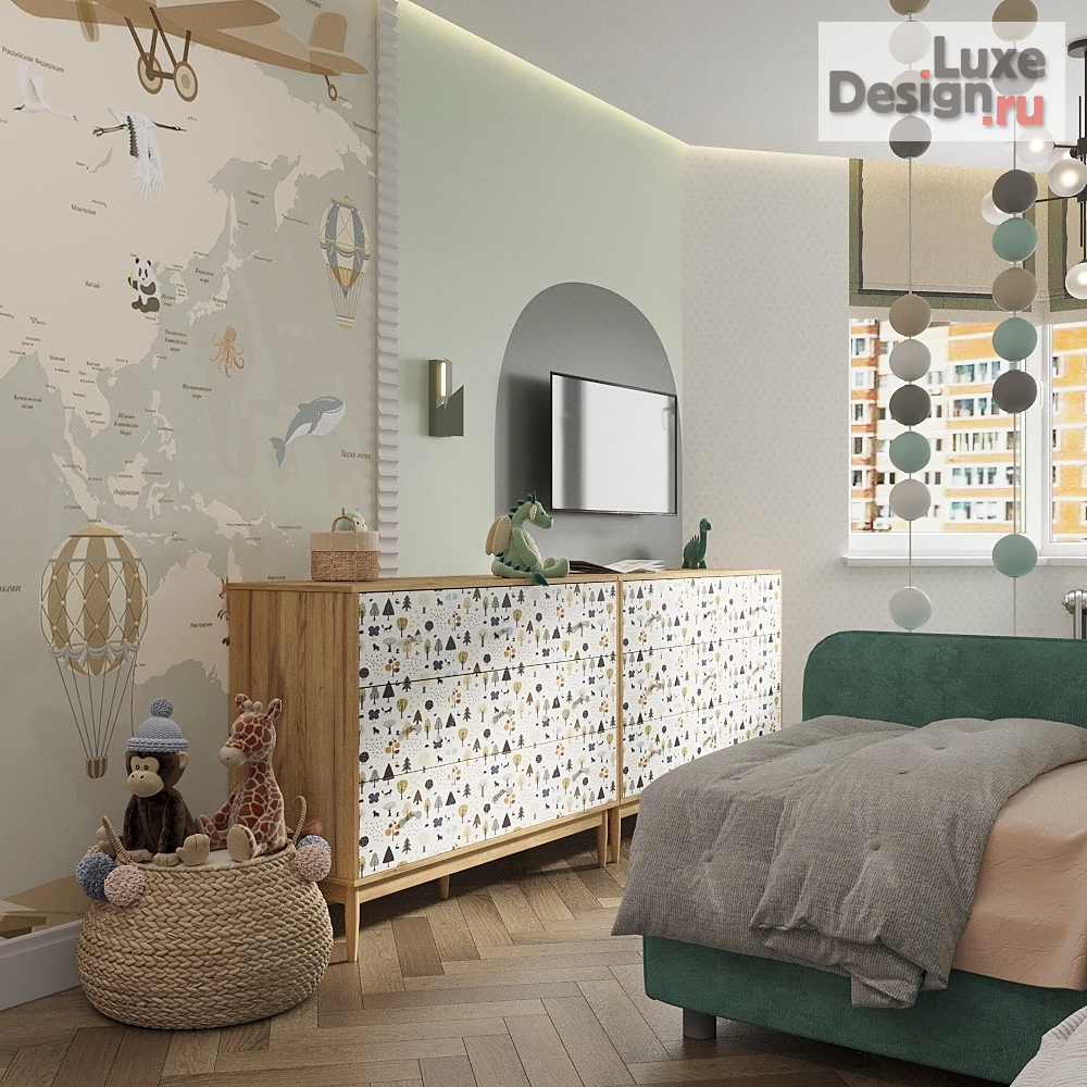 Дизайн интерьера трехкомнатной квартиры "ЖК Родники" (фото 16)