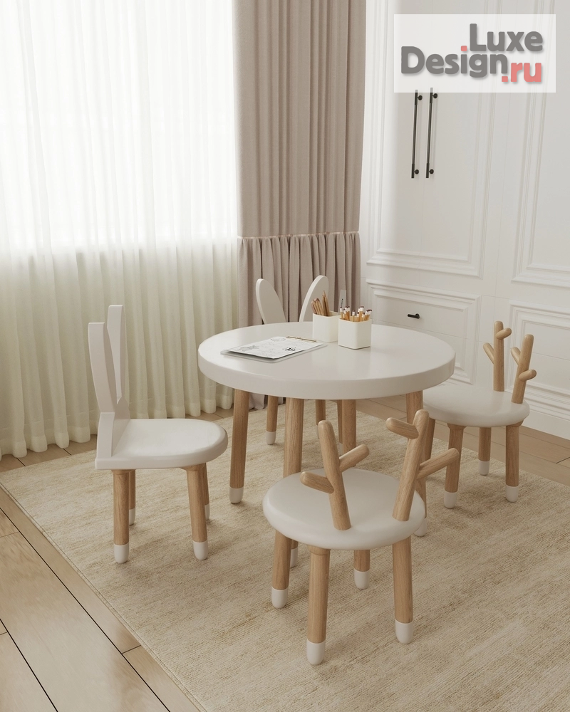 Дизайн интерьера комнаты "детская комната ЖК "Лесная сказка"" (фото 4) от дизайнера Завьялова Анастасия Алексеевна Дизайн интерьера комнаты "детская комната ЖК "Лесная сказка"" (фото 4)