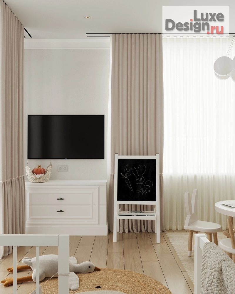 Дизайн интерьера комнаты "детская комната ЖК "Лесная сказка"" (фото 3) от дизайнера Завьялова Анастасия Алексеевна Дизайн интерьера комнаты "детская комната ЖК "Лесная сказка"" (фото 3)