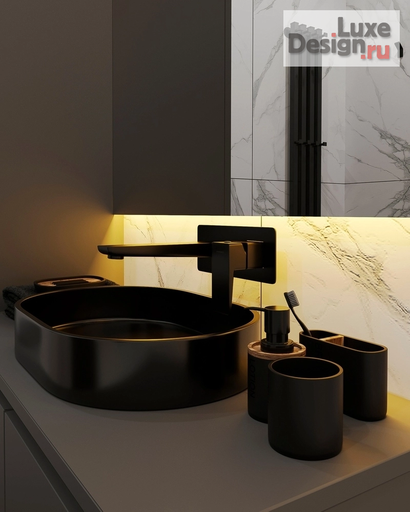 дизайн интерьера санузла "Сан узел с перепланировкой из раздельного в совмещённый" (фото 4)