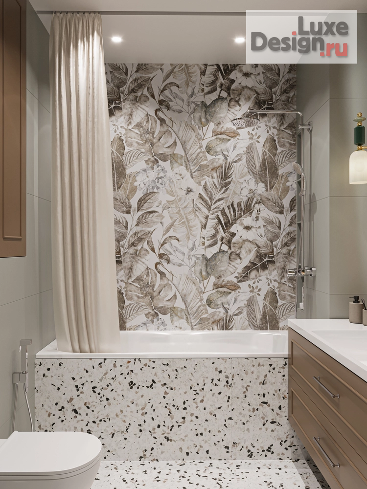 Дизайн интерьера двухкомнатной квартиры "Райские сады" (фото 19)