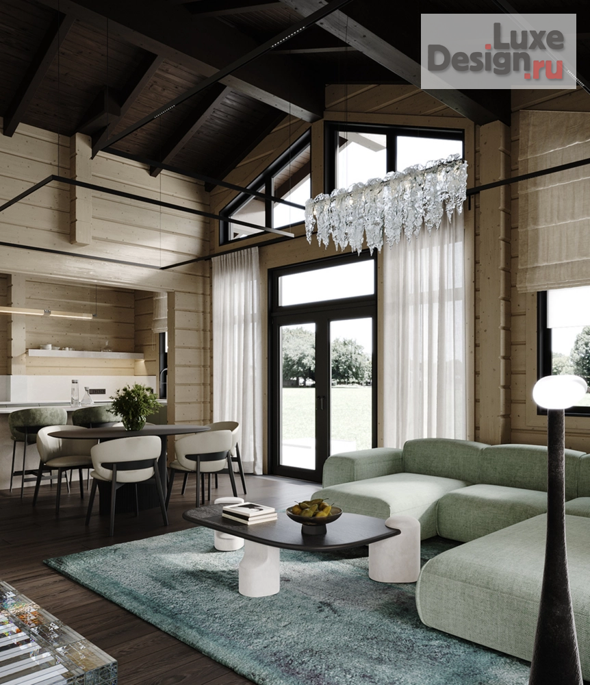 Дизайн интерьера загородного дома "Lake Side" (фото 11) от дизайнера Монахова Анна Михайловна Дизайн интерьера загородного дома "Lake Side" (фото 11)