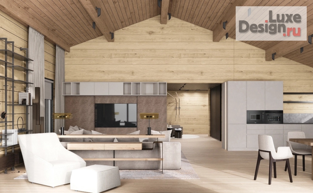 Дизайн интерьера загородного дома "Спарк & Lumi Polar" (фото 19)