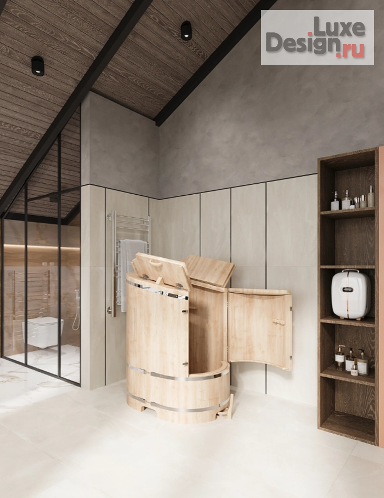 Дизайн интерьера загородного дома "Повадино" (фото 25) от дизайнера Монахова Анна Михайловна Дизайн интерьера загородного дома "Повадино" (фото 25)