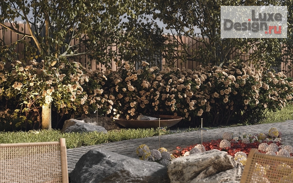 Ландшафтный дизайн "Дудкино" (фото 9)