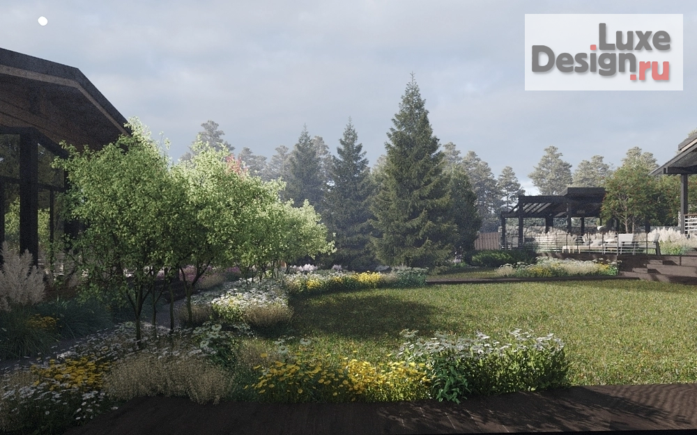 Ландшафтный дизайн "Михайловское" (фото 4)