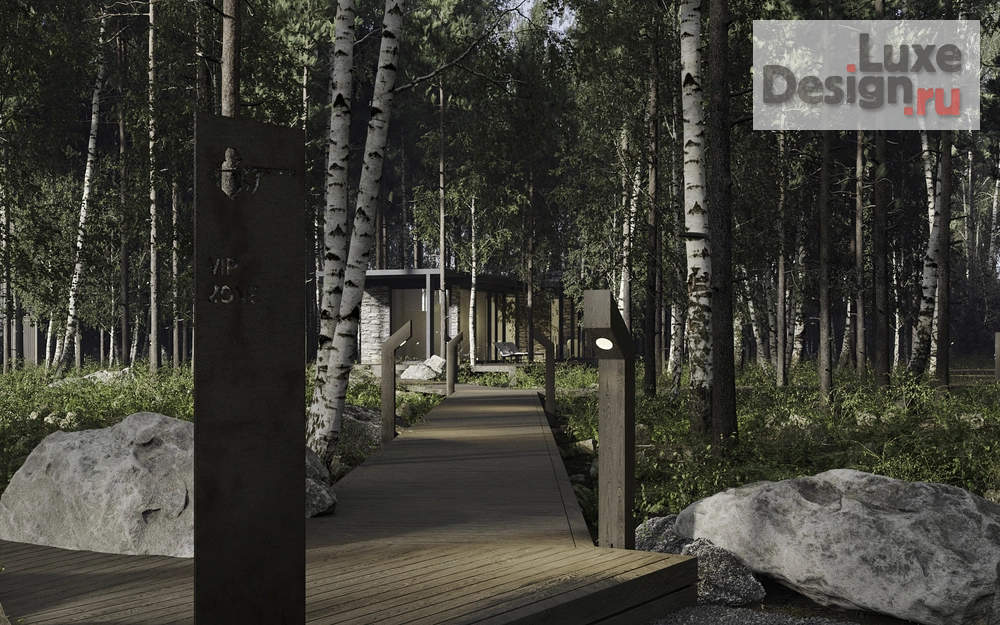 Ландшафтный дизайн "Стрелковый клуб" (фото 30)