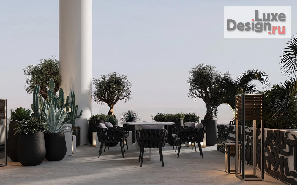 Ландшафтный дизайн "Omniyat One at Palm (Дубай)" (фото 5) от дизайнера Монахова Анна Михайловна Ландшафтный дизайн "Omniyat One at Palm (Дубай)" (фото 5)