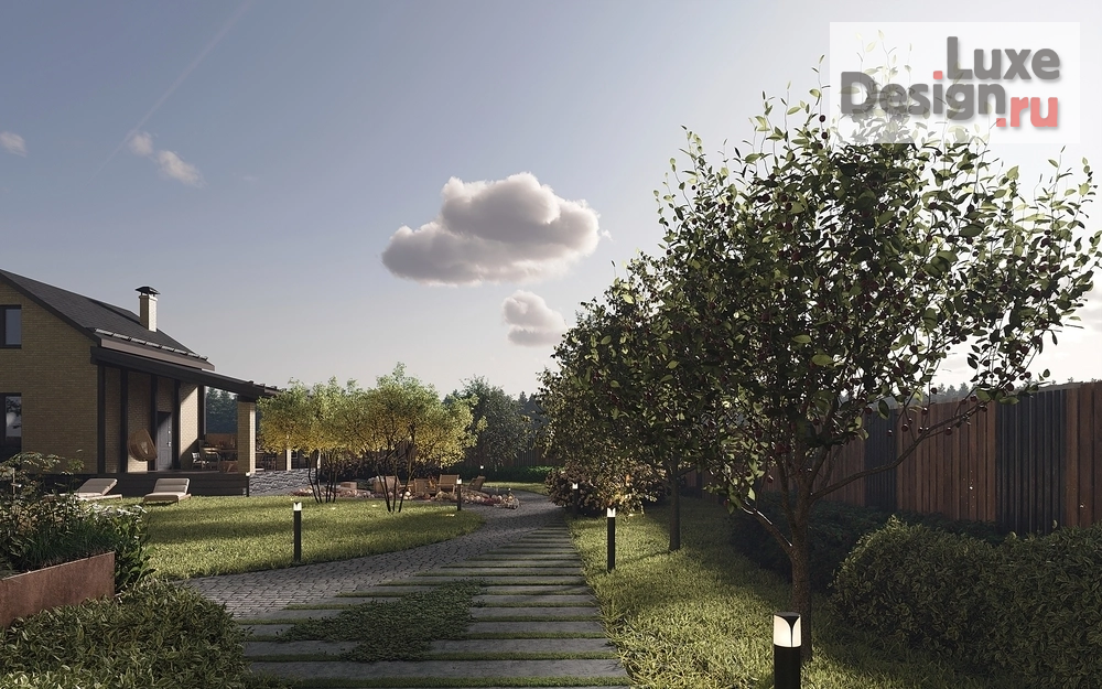 Ландшафтный дизайн "Дудкино" (фото 6)