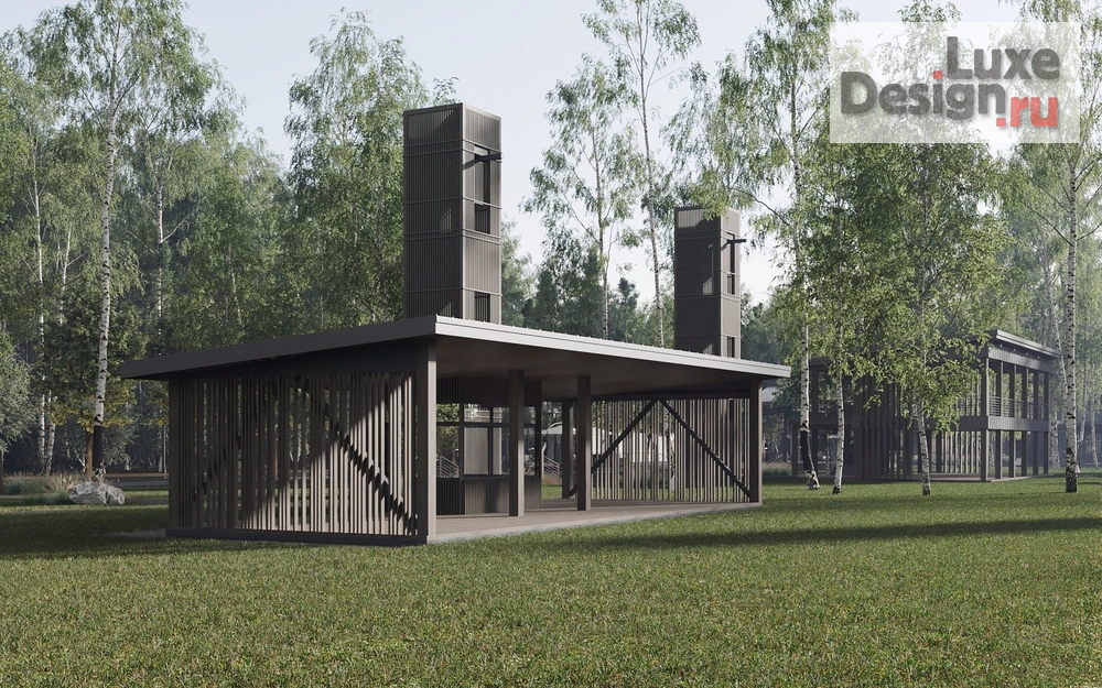 Ландшафтный дизайн "Стрелковый клуб" (фото 11)