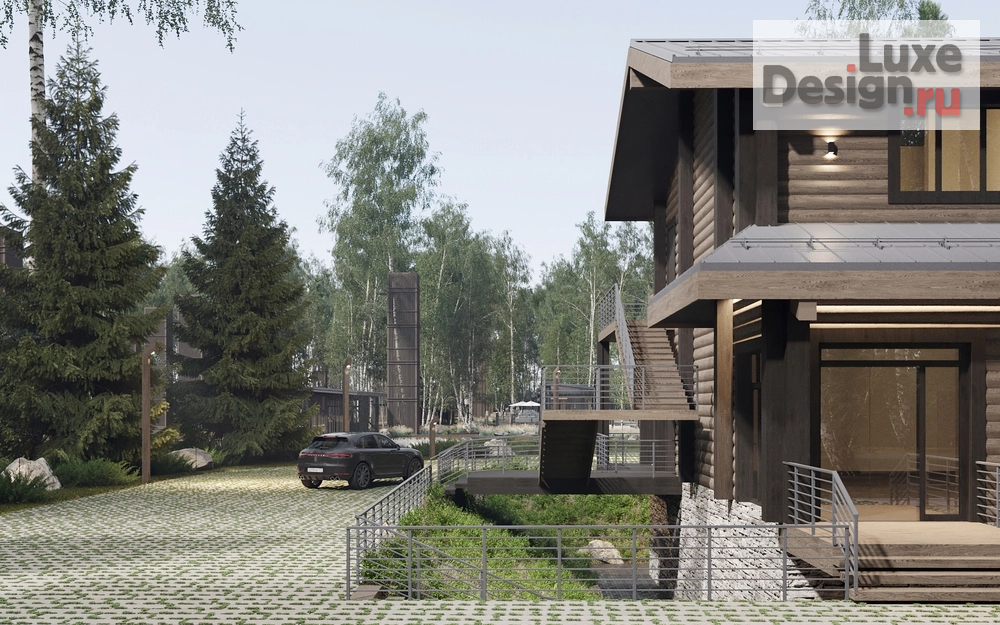 Ландшафтный дизайн "Стрелковый клуб" (фото 12)