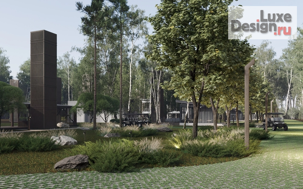 Ландшафтный дизайн "Стрелковый клуб" (фото 1)