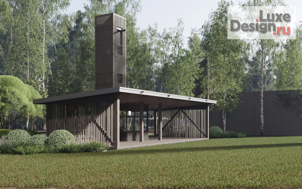 Ландшафтный дизайн "Стрелковый клуб" (фото 4)