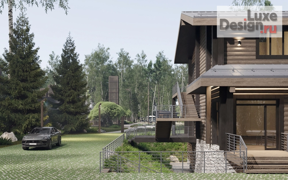 Ландшафтный дизайн "Стрелковый клуб" (фото 5)