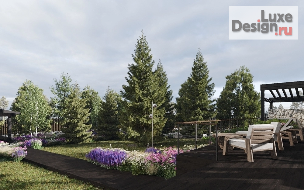 Ландшафтный дизайн "Михайловское" (фото 34)