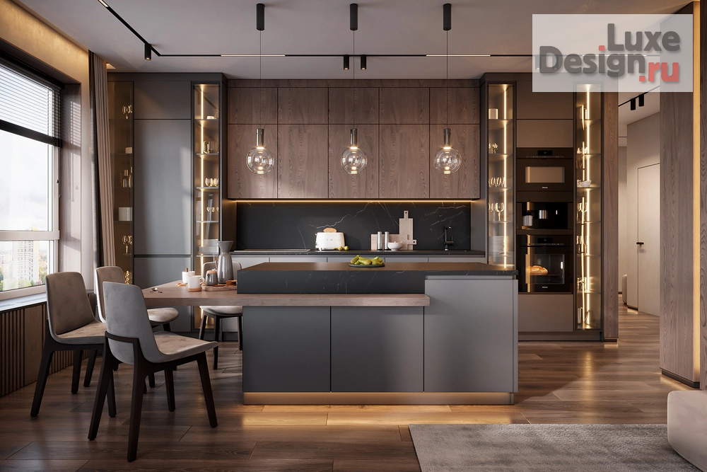 Дизайн интерьера четырехкомнатной квартиры "Квартира в ЖК Ньютон, г. Челябинск" (фото 3)