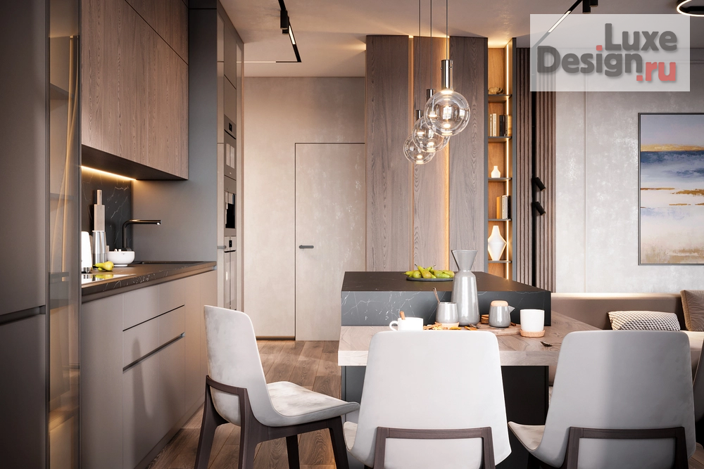 Дизайн интерьера четырехкомнатной квартиры "Квартира в ЖК Ньютон, г. Челябинск" (фото 7)