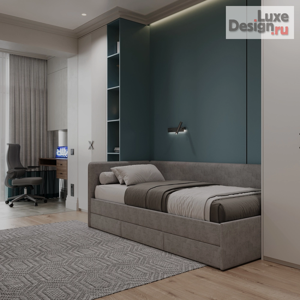 Дизайн интерьера двухкомнатной квартиры "ЖК Старая Купавна" (фото 14)