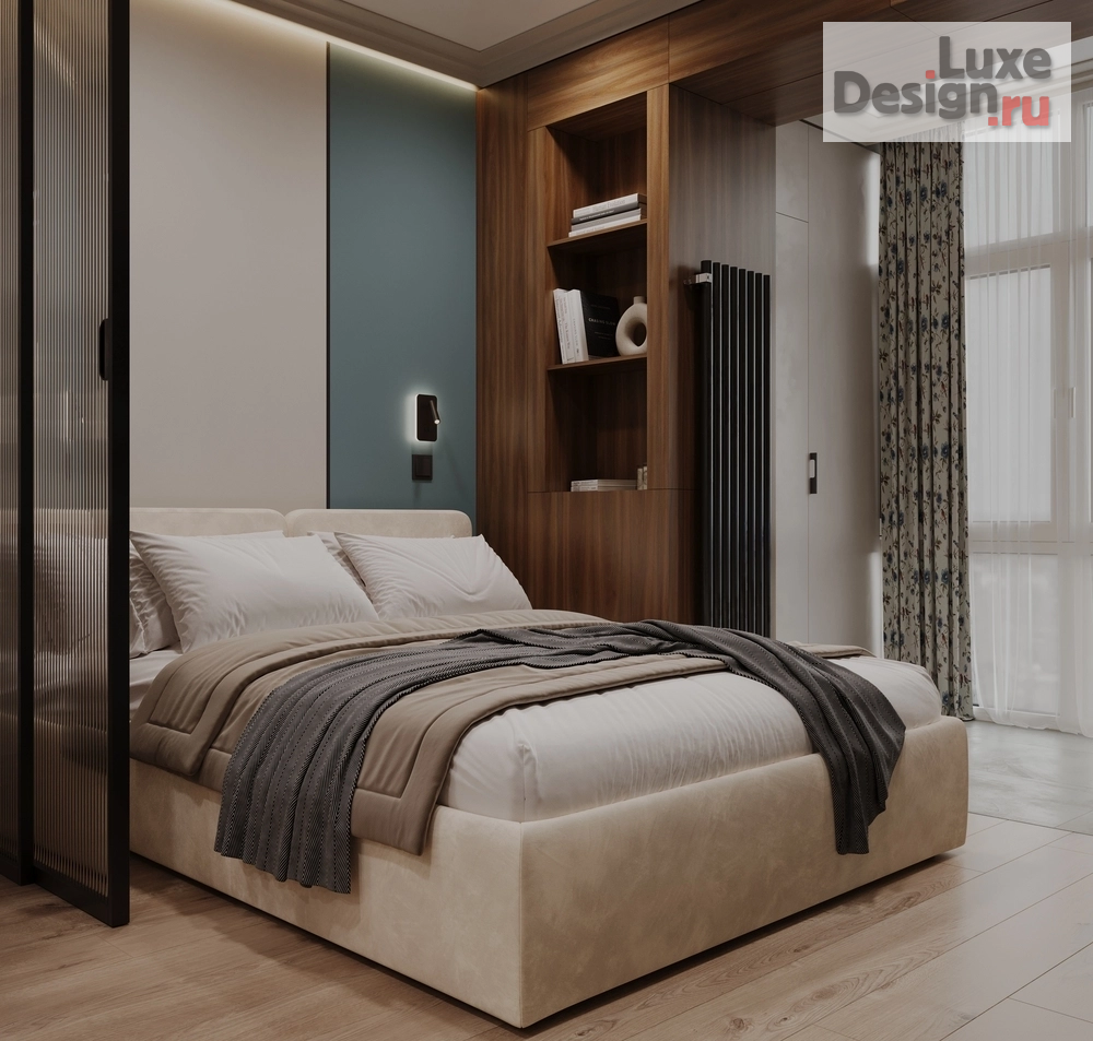 Дизайн интерьера двухкомнатной квартиры "ЖК Старая Купавна" (фото 6)