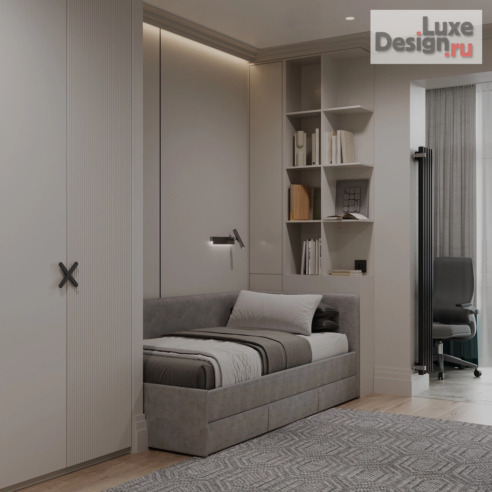 Дизайн интерьера двухкомнатной квартиры "ЖК Старая Купавна" (фото 16)