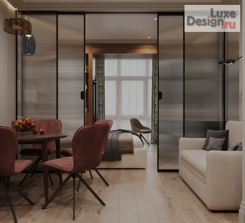 Дизайн интерьера двухкомнатной квартиры "ЖК Старая Купавна" (фото 1)