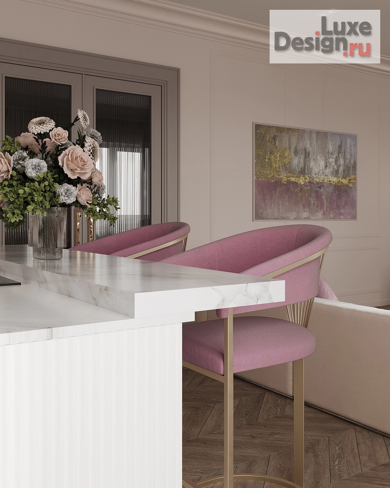 Дизайн интерьера трехкомнатной квартиры "ЖК "Настоящее", Москва" (фото 7)