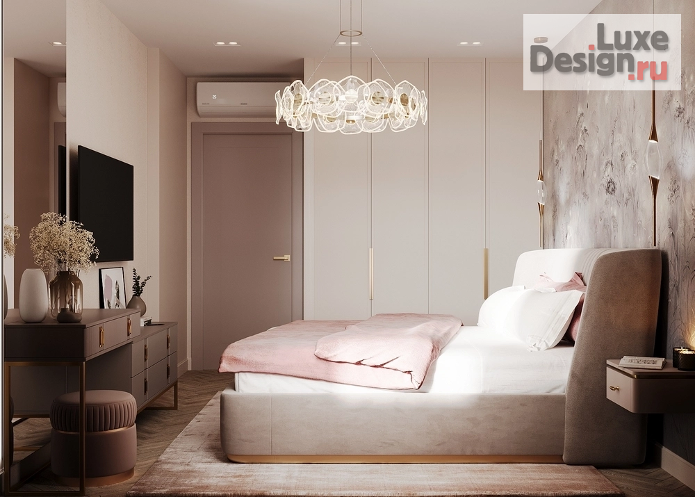 Дизайн интерьера двухкомнатной квартиры "Спальня "Светлячки"" (фото 3)