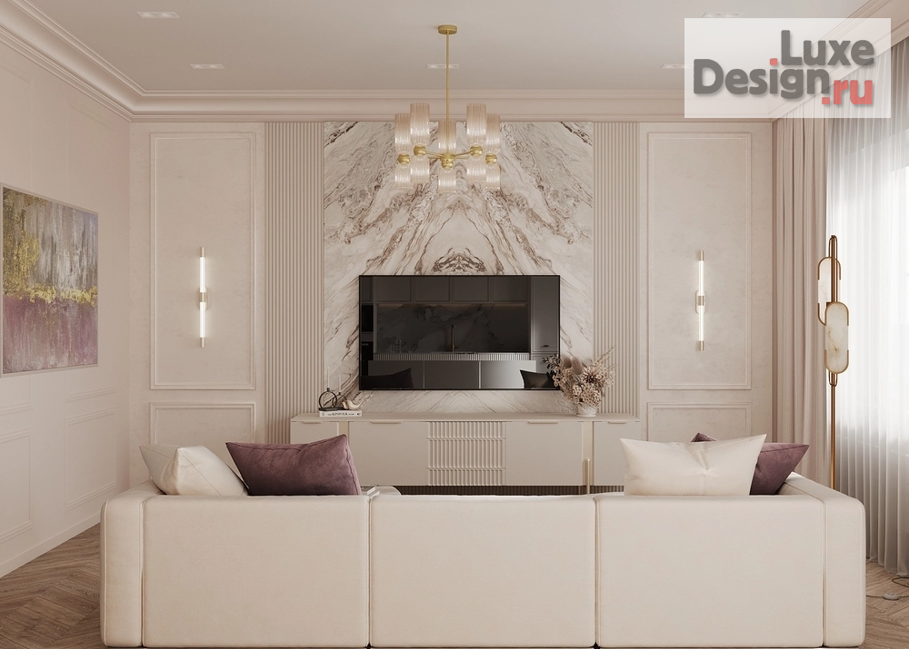 Дизайн интерьера трехкомнатной квартиры "ЖК "Настоящее", Москва" (фото 3)