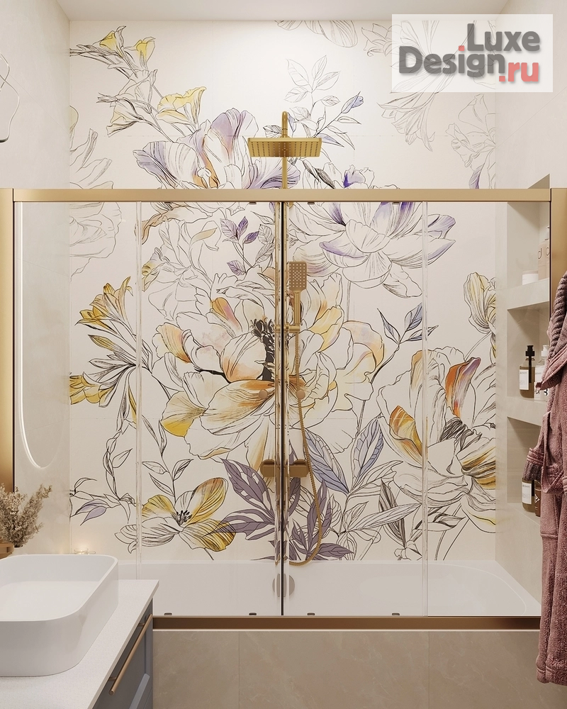 Дизайн интерьера двухкомнатной квартиры "Ванная комната ЖК "Ривер Парк", Москва" (фото 7)