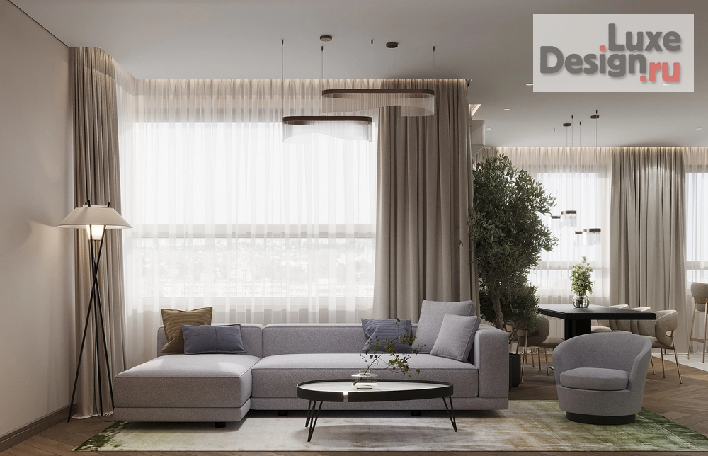 Дизайн интерьера четырехкомнатной квартиры "Top Hills 130" (фото 13)