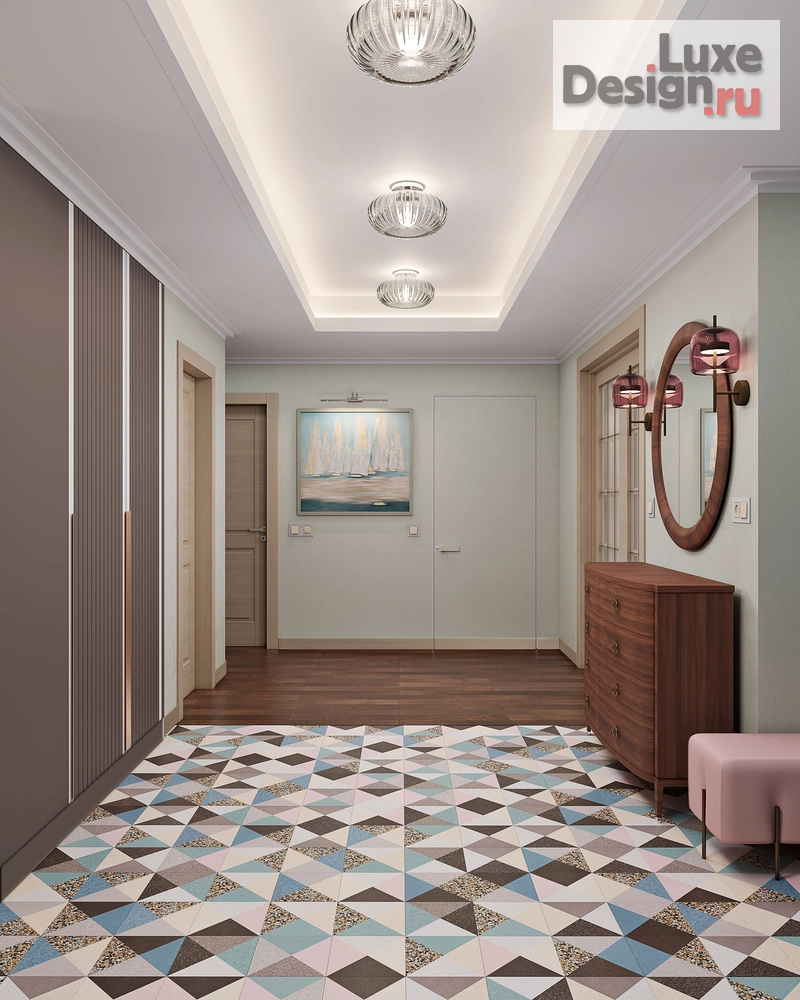 Дизайн интерьера квартиры "Квартира для молодой семьи на ул. Викторенко" (фото 3) от дизайнера Молоткова Анастасия Александровна Дизайн интерьера квартиры "Квартира для молодой семьи на ул. Викторенко" (фото 3)