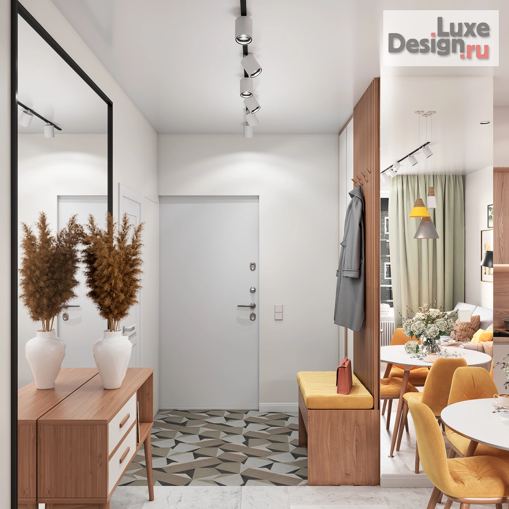 Дизайн интерьера двухкомнатной квартиры "Компактная квартира на Амурской для молодой пары" (фото 6)