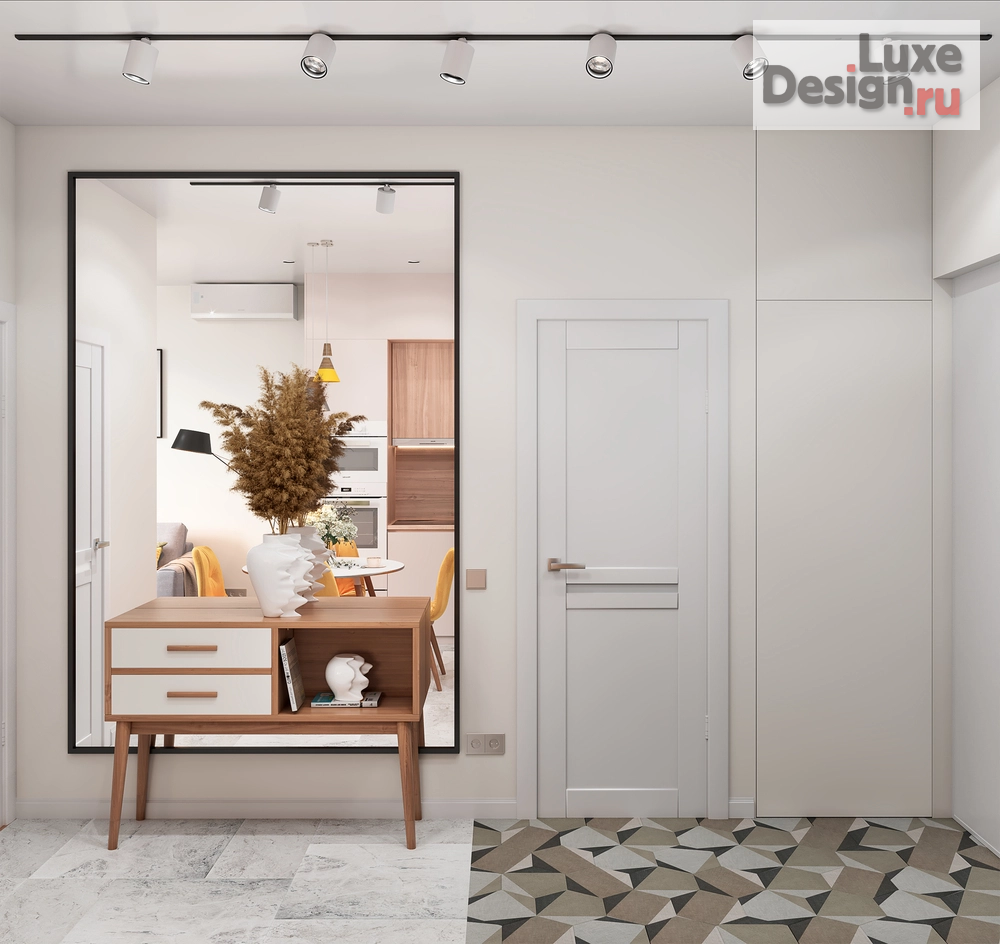 Дизайн интерьера двухкомнатной квартиры "Компактная квартира на Амурской для молодой пары" (фото 7)