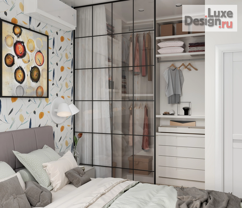 Дизайн интерьера двухкомнатной квартиры "Компактная квартира на Амурской для молодой пары" (фото 16)