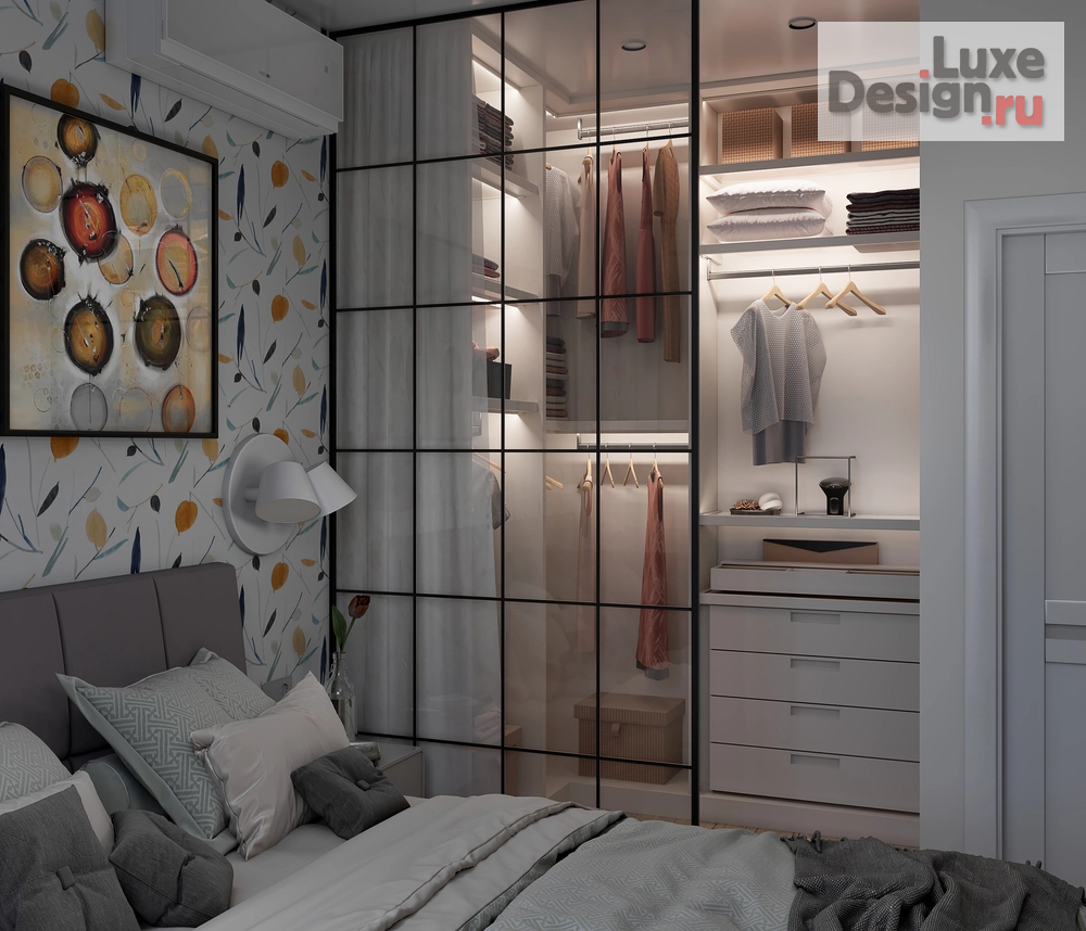 Дизайн интерьера двухкомнатной квартиры "Компактная квартира на Амурской для молодой пары" (фото 18)