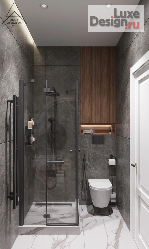 Дизайн интерьера двухкомнатной квартиры "ЖК Любовь и голуби" (фото 27)