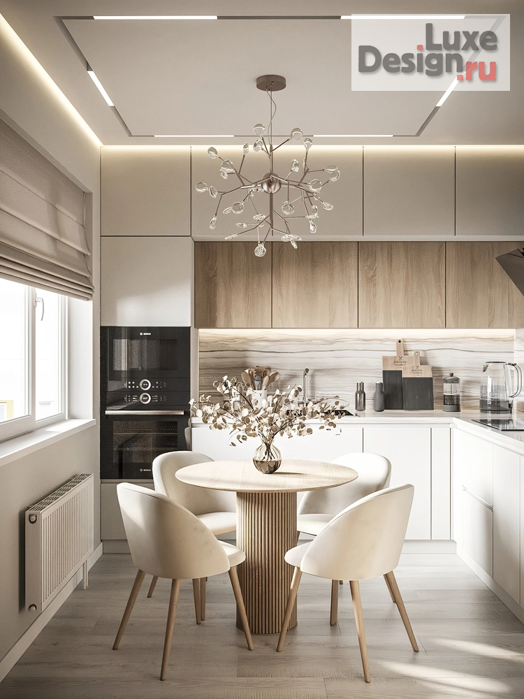 Дизайн интерьера трехкомнатной квартиры " Квартира в светлых тонах для семьи " (фото 13)