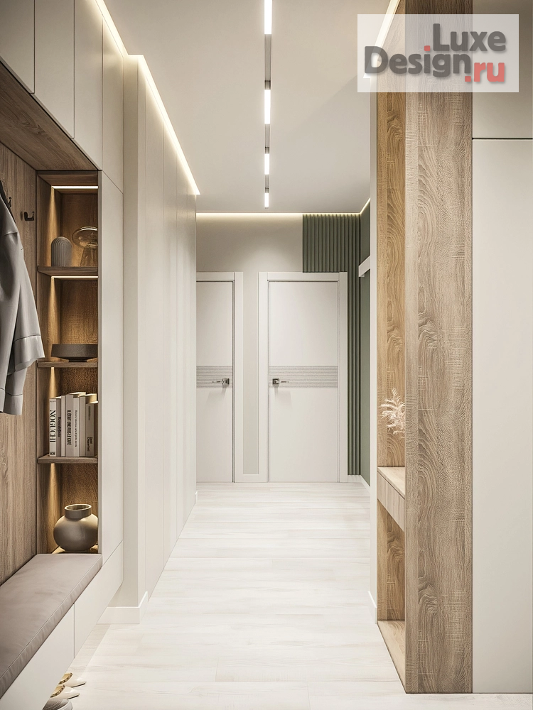 Дизайн интерьера трехкомнатной квартиры " Квартира в светлых тонах для семьи " (фото 15)