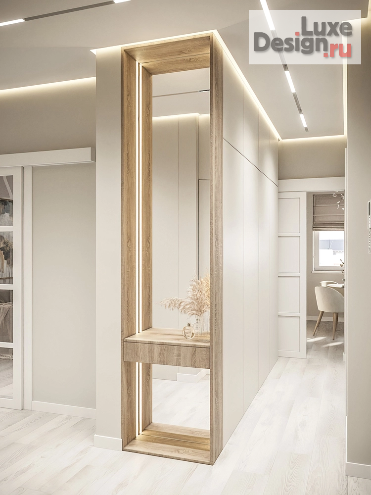 Дизайн интерьера трехкомнатной квартиры " Квартира в светлых тонах для семьи " (фото 16)