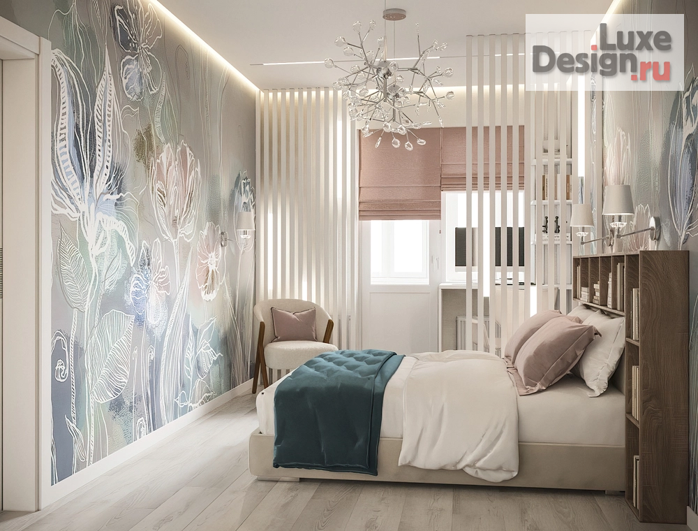 Дизайн интерьера трехкомнатной квартиры " Квартира в светлых тонах для семьи " (фото 6)