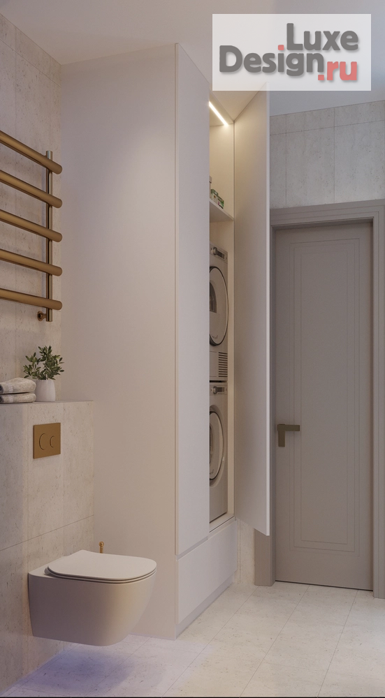 Дизайн интерьера трехкомнатной квартиры "ЖК Остров" (фото 20)