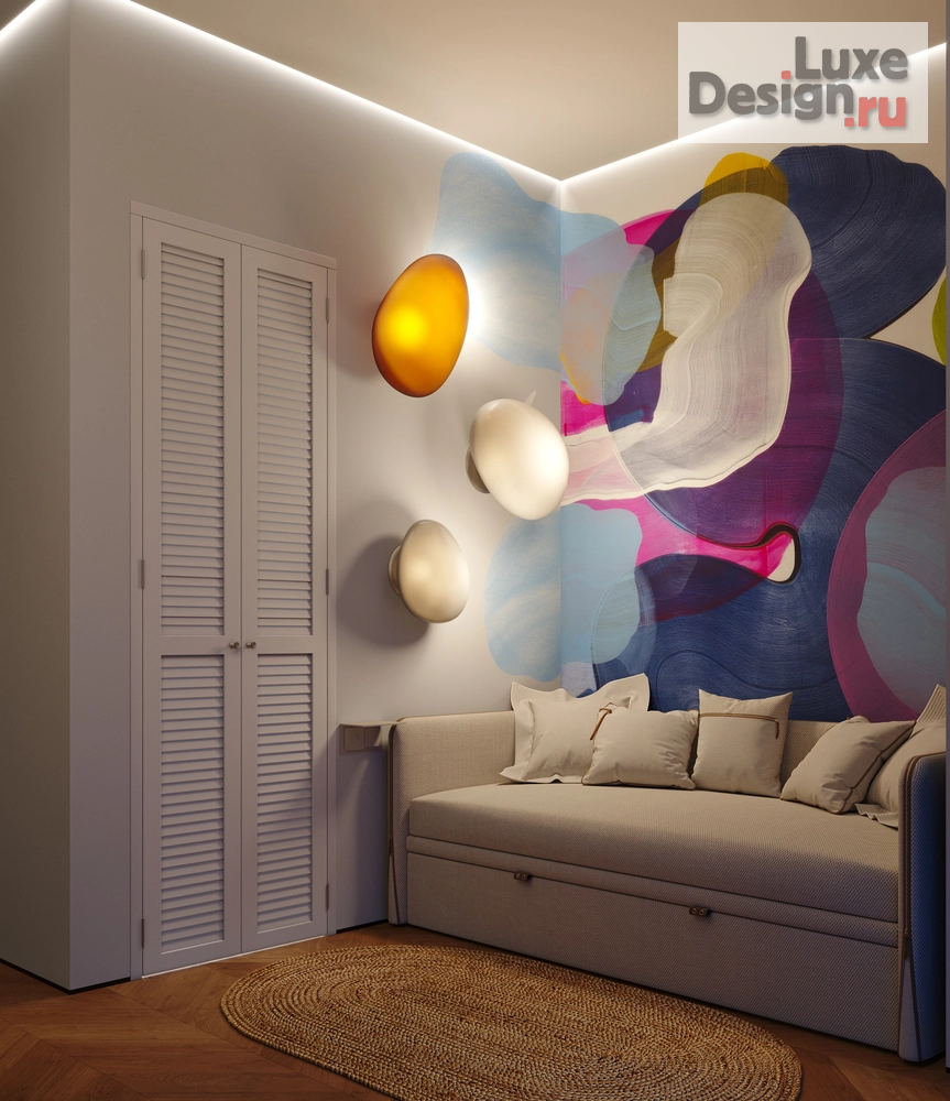 Дизайн интерьера трехкомнатной квартиры "ЖК Остров" (фото 4)