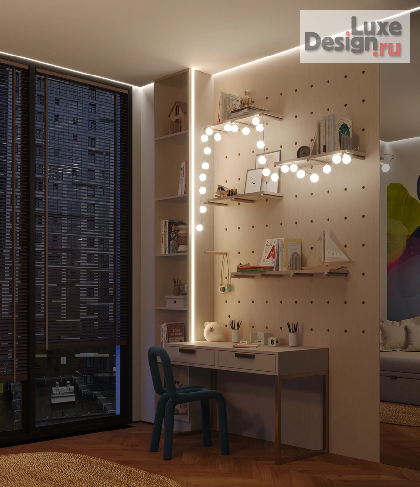 Дизайн интерьера трехкомнатной квартиры "ЖК Остров" (фото 5)