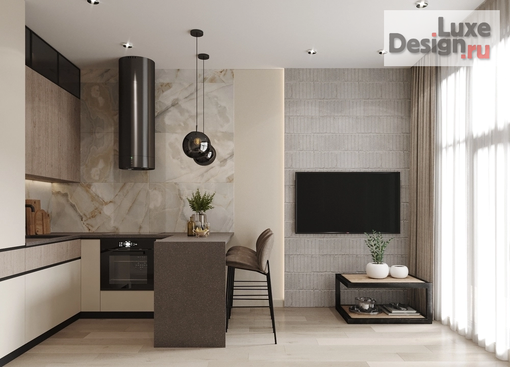 Дизайн интерьера трехкомнатной квартиры "Пр-т Лихачёва" (фото 11)