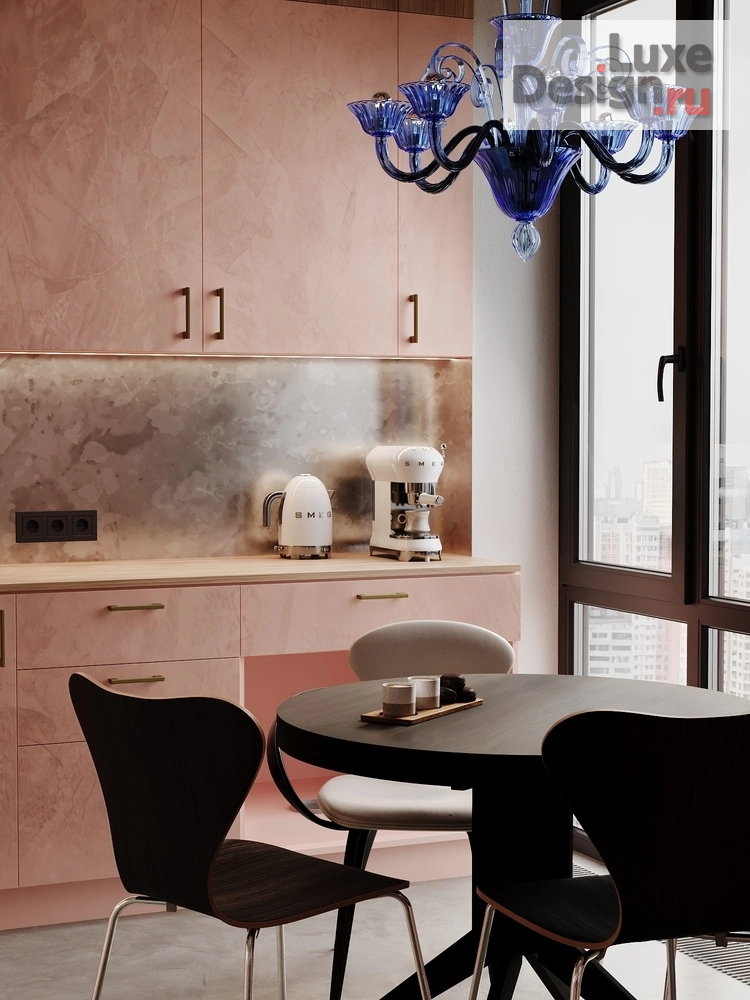 Дизайн интерьера двухкомнатной квартиры " ЖК I Love на ул. Годовикова, Москва" (фото 4)