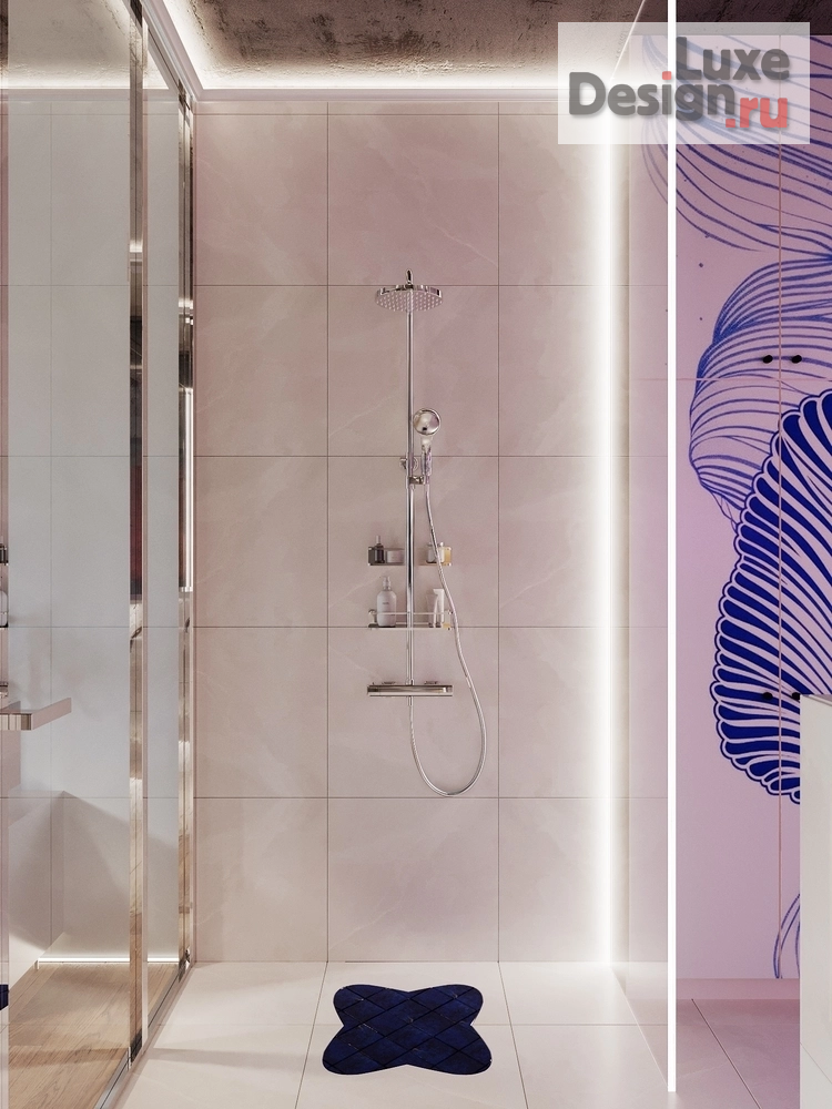 Дизайн интерьера двухкомнатной квартиры " ЖК I Love на ул. Годовикова, Москва" (фото 23)