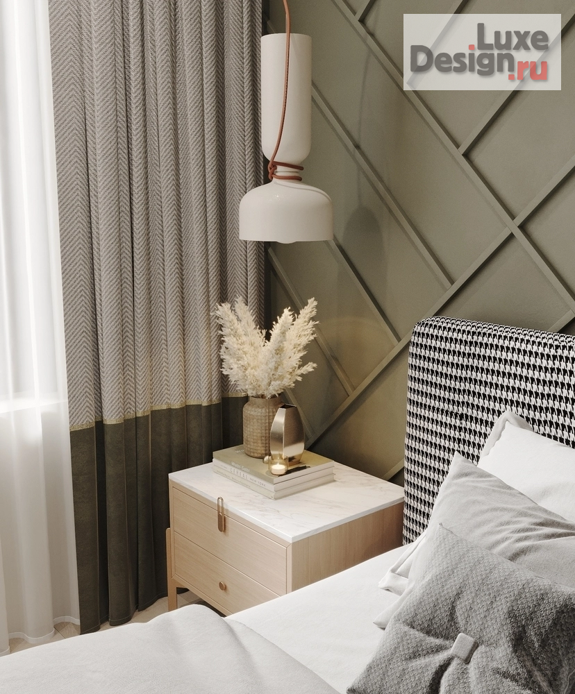 Дизайн интерьера трехкомнатной квартиры "Пр-т Лихачёва" (фото 1)