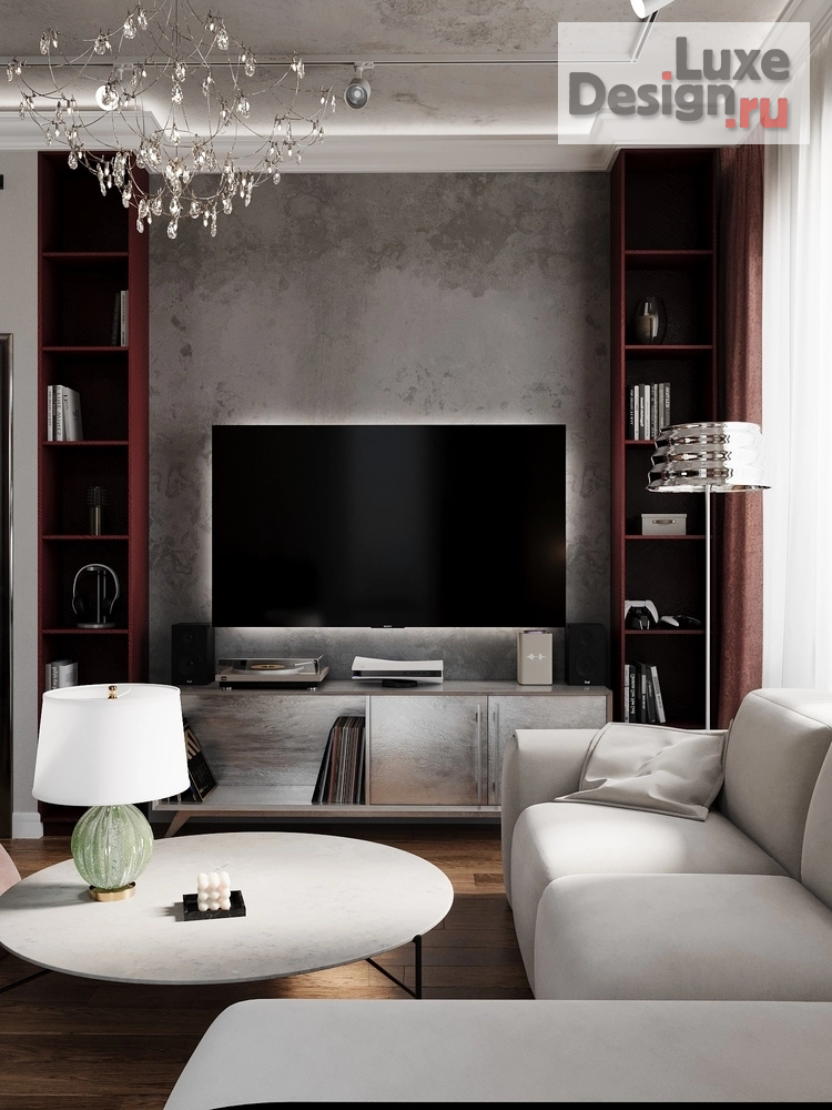 Дизайн интерьера двухкомнатной квартиры " ЖК I Love на ул. Годовикова, Москва" (фото 36)